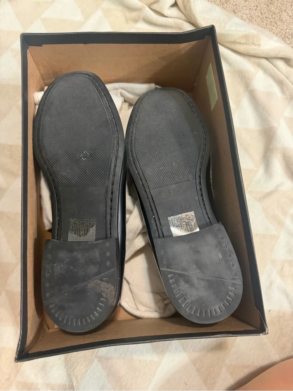 NWOB j crew Camden loafers in leather